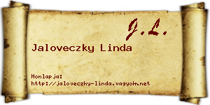 Jaloveczky Linda névjegykártya